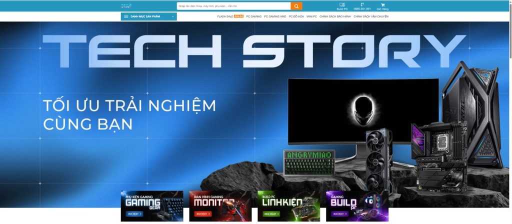 Techstory website screenshot